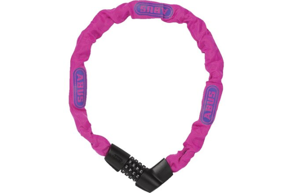 ABUS Kettenschloss Tresor 1385/75 Code ohne Halter neon pink